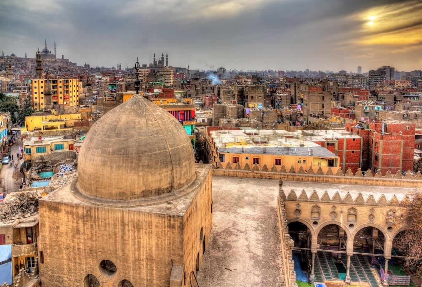 EGYPT-View-of-Cairo-from-Amir-al-Maridani-mosque