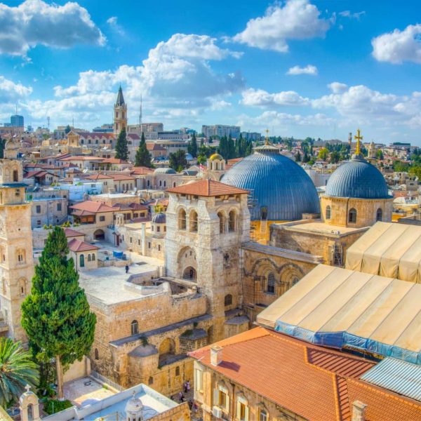 Cityspace-of-Jerusalem-with-church-of-holy-sepulchre-Israel
