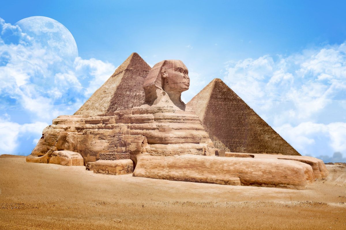 EGYPT Pyramids with Great Sphinx
