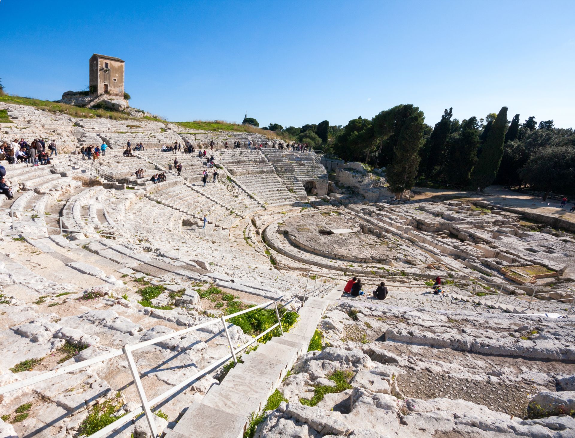 Greek-theatre-at-Archaeological-Park-of-Neapolis-Syracuse-Sicily-Italy.