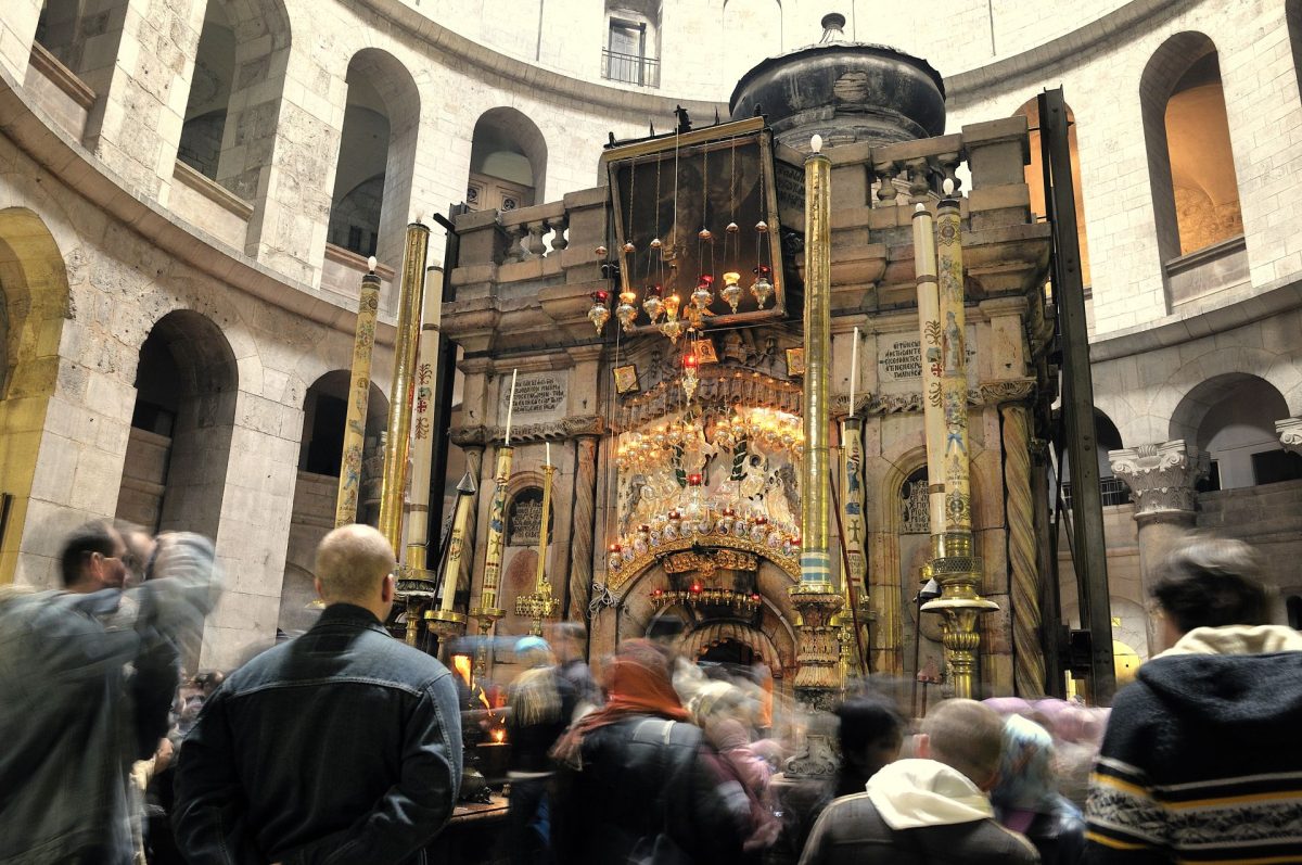 ISRAEL The Church of the Holy Sepulchre in Jerusalem