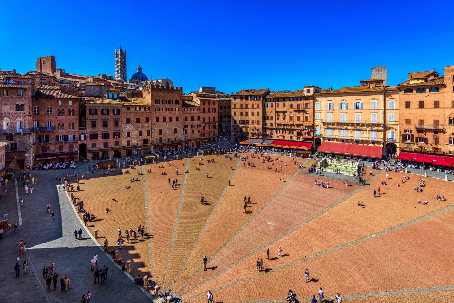 Siena, Campo Square, ITALY