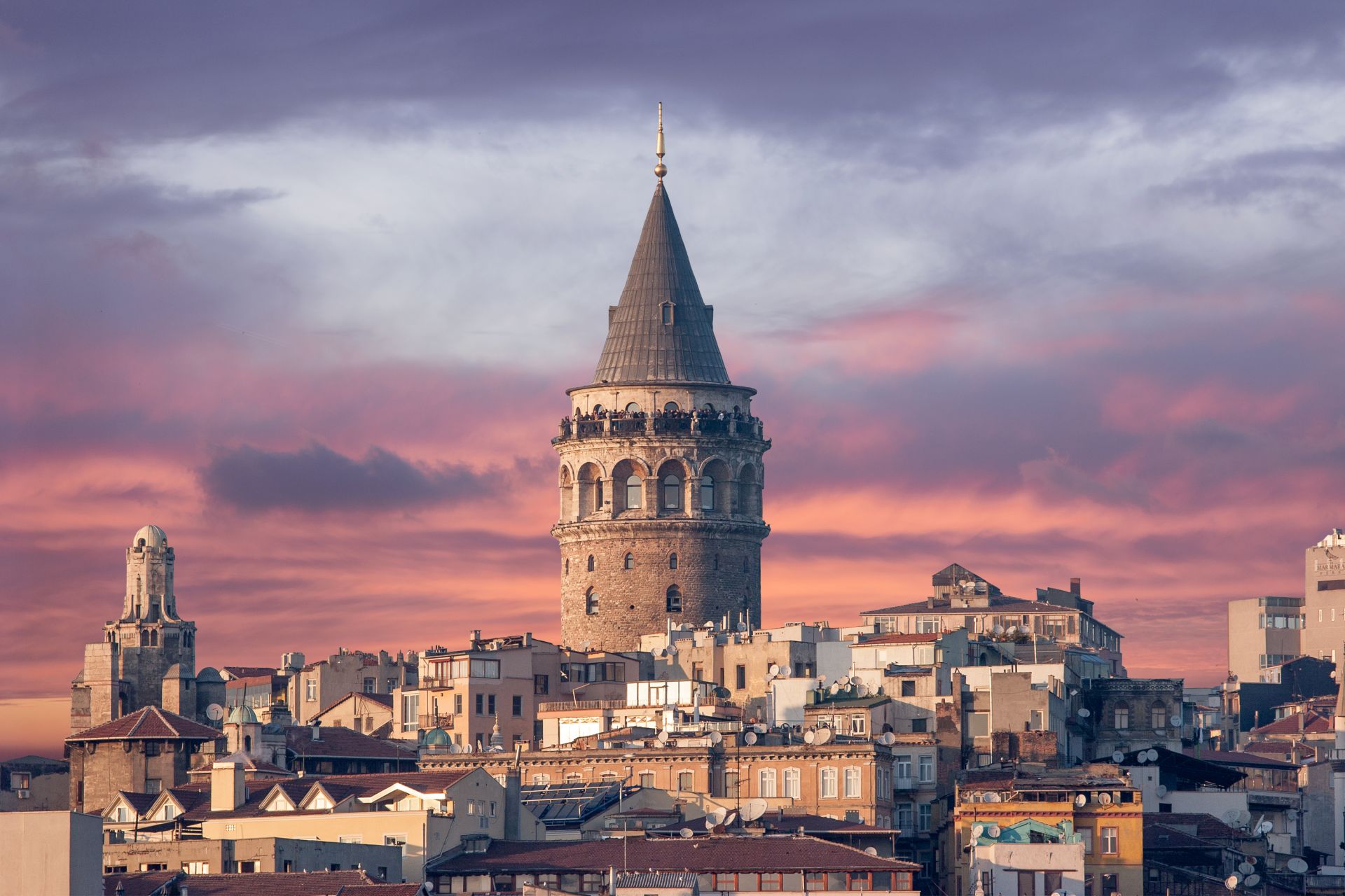 ISTANBUL Galata Tower in Istanbul Turkey