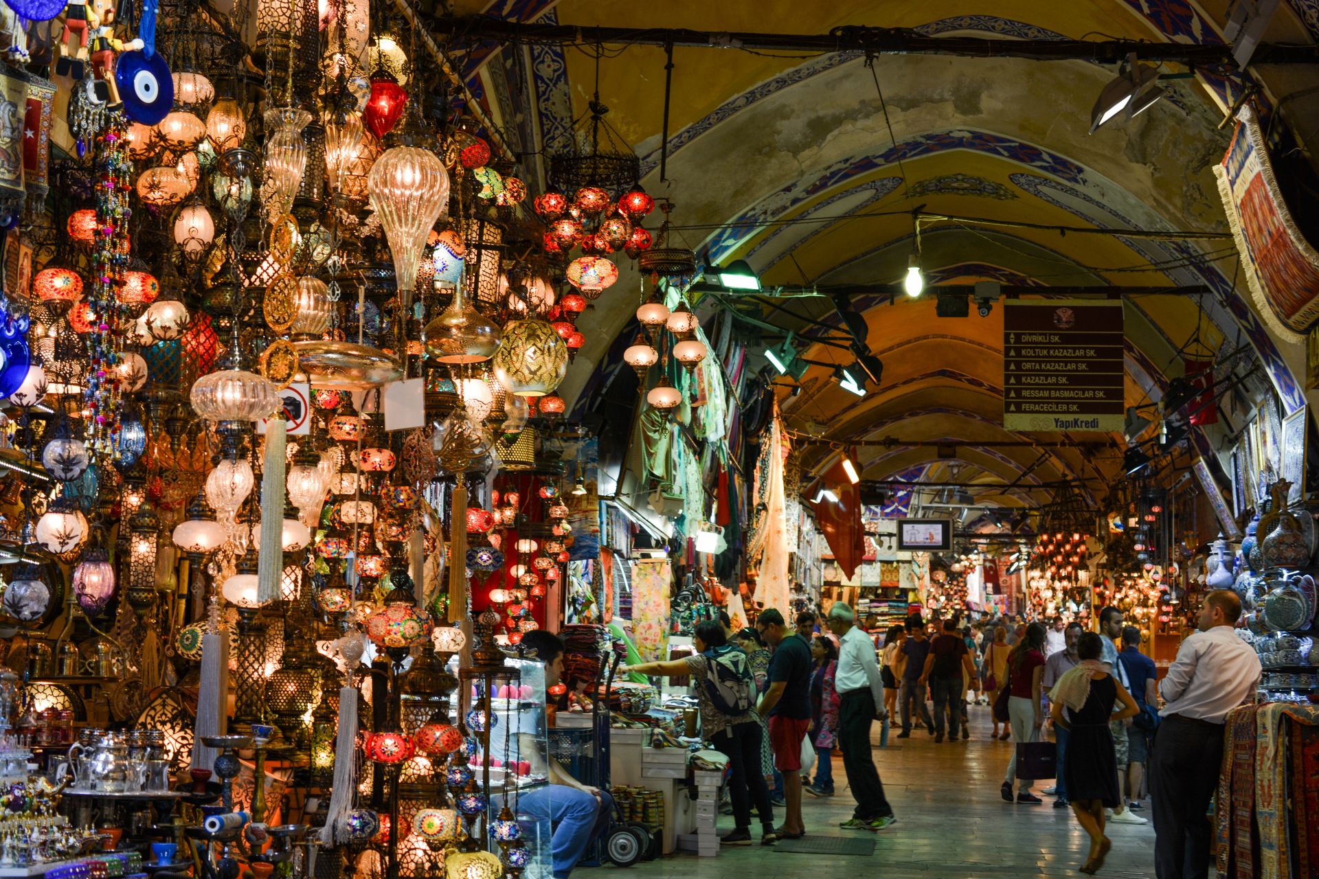 ISTANBUL Mosaic Ottoman lamps from Grand Bazaar
