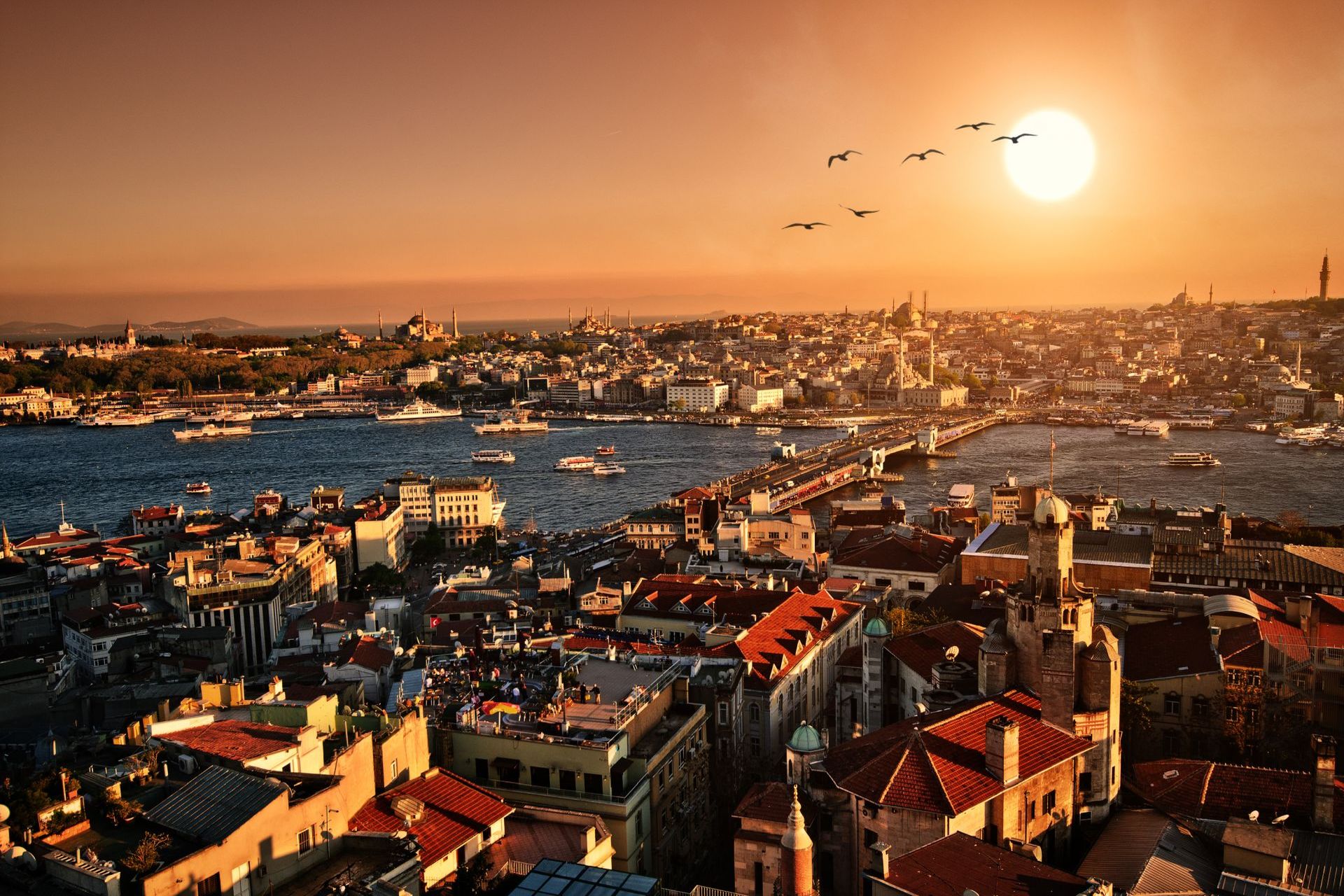 ISTANBUL Sunset Panorama