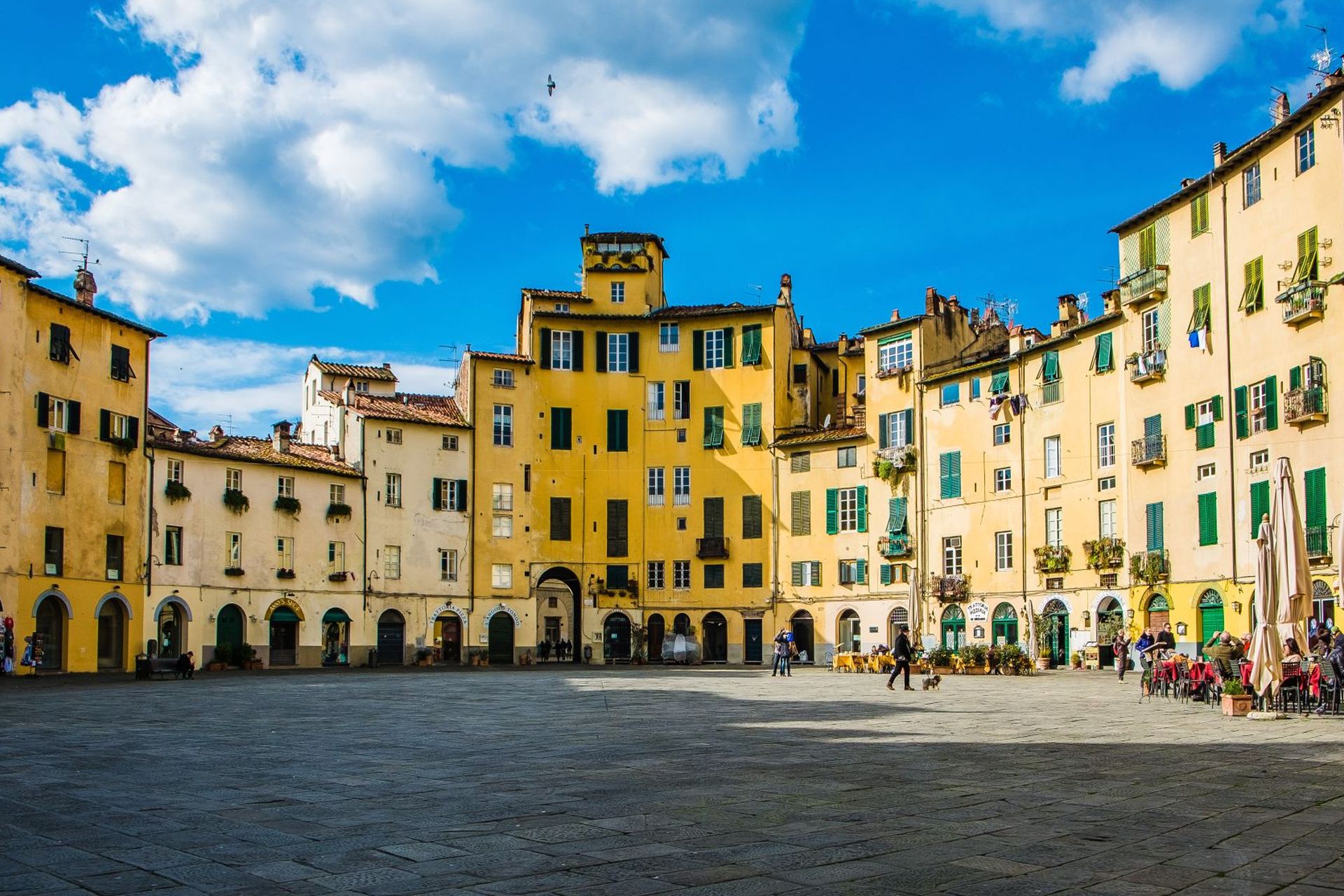 Piazza Anfiteatro LUCCA ITALY