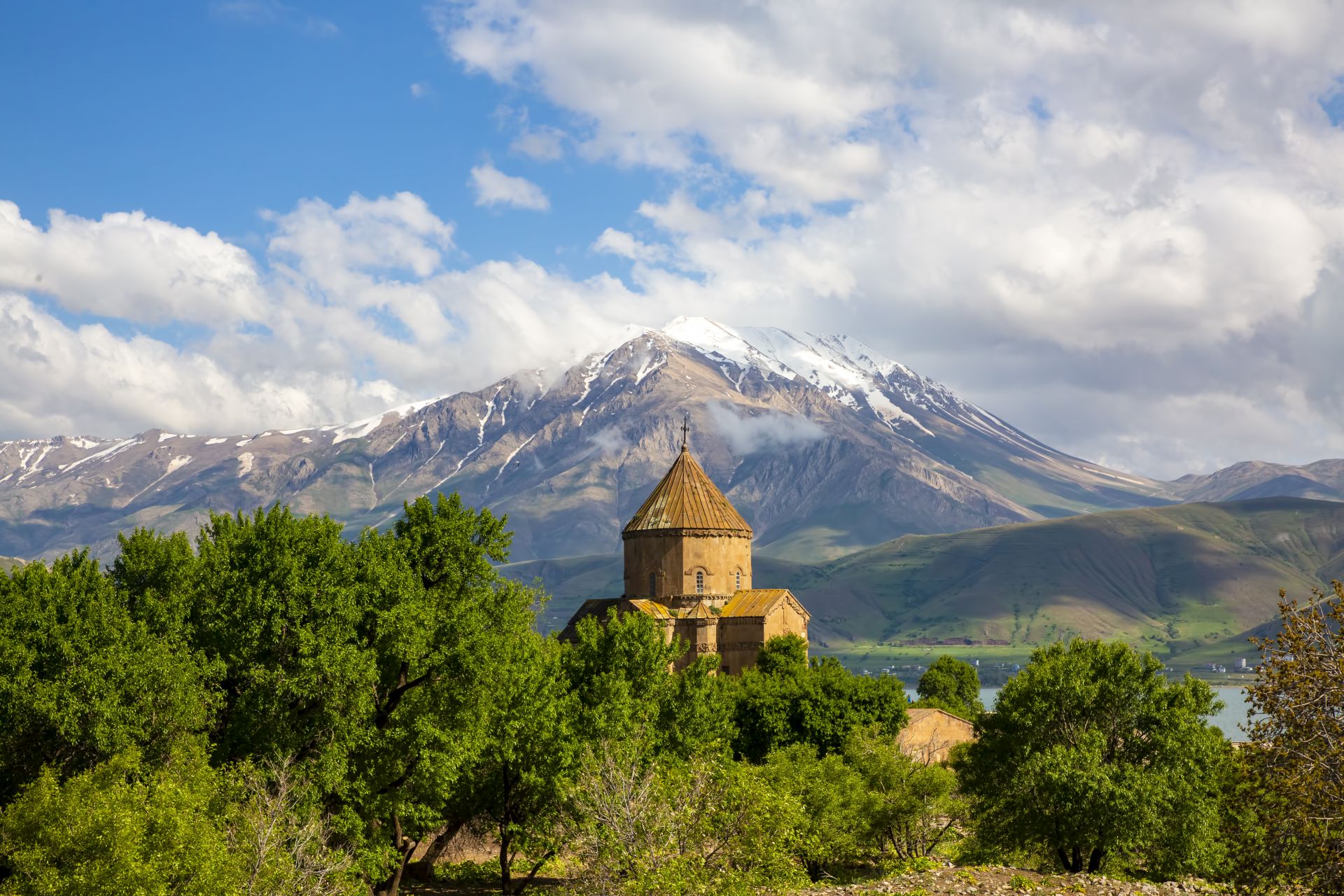 Akdamar Island in Van Lake TURKEY
