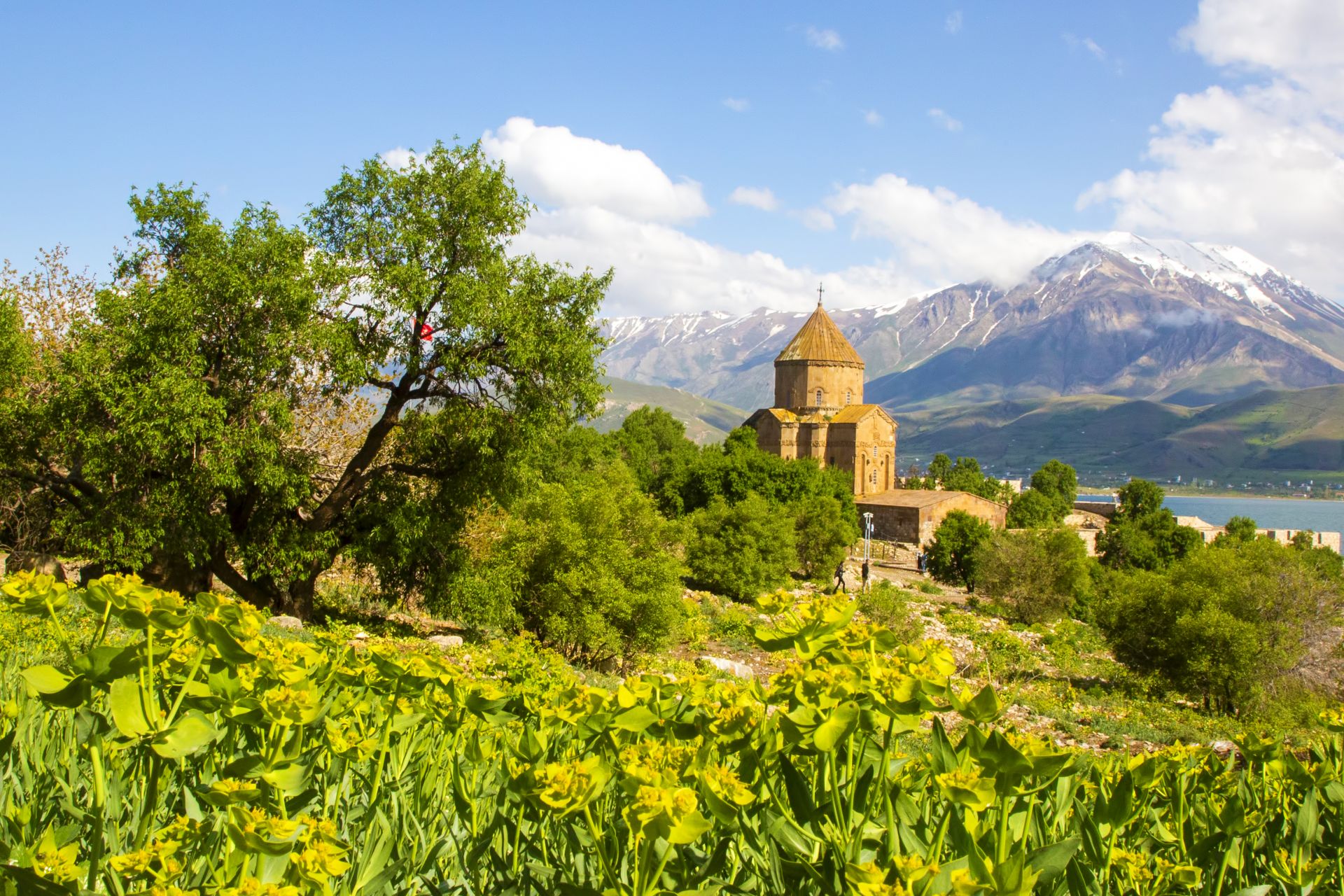 Akdamar Island in Van Lake TURKEY
