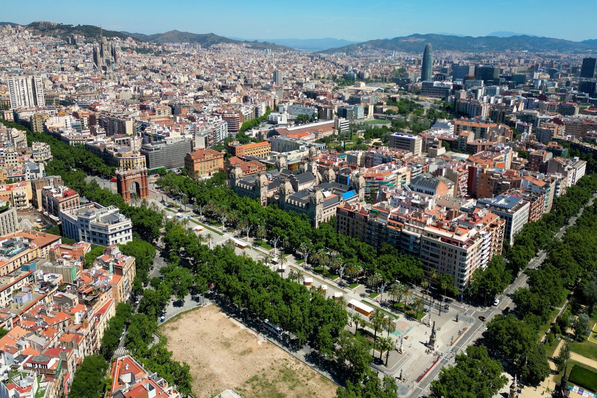 Barcelona Skyline, SPAIN