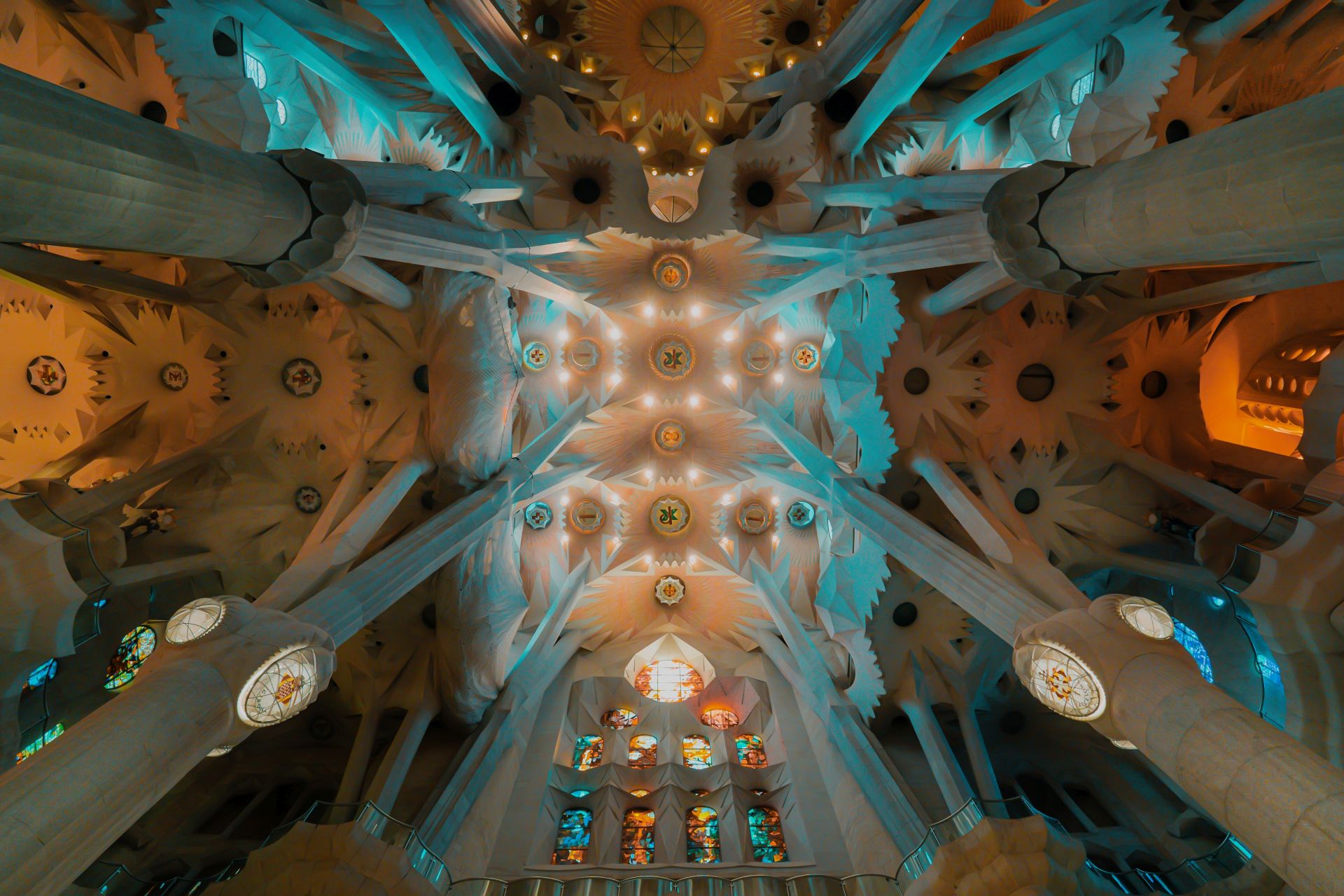 Gaudi masterpiece, Sagrada Familia, Barcelona, SPAIN