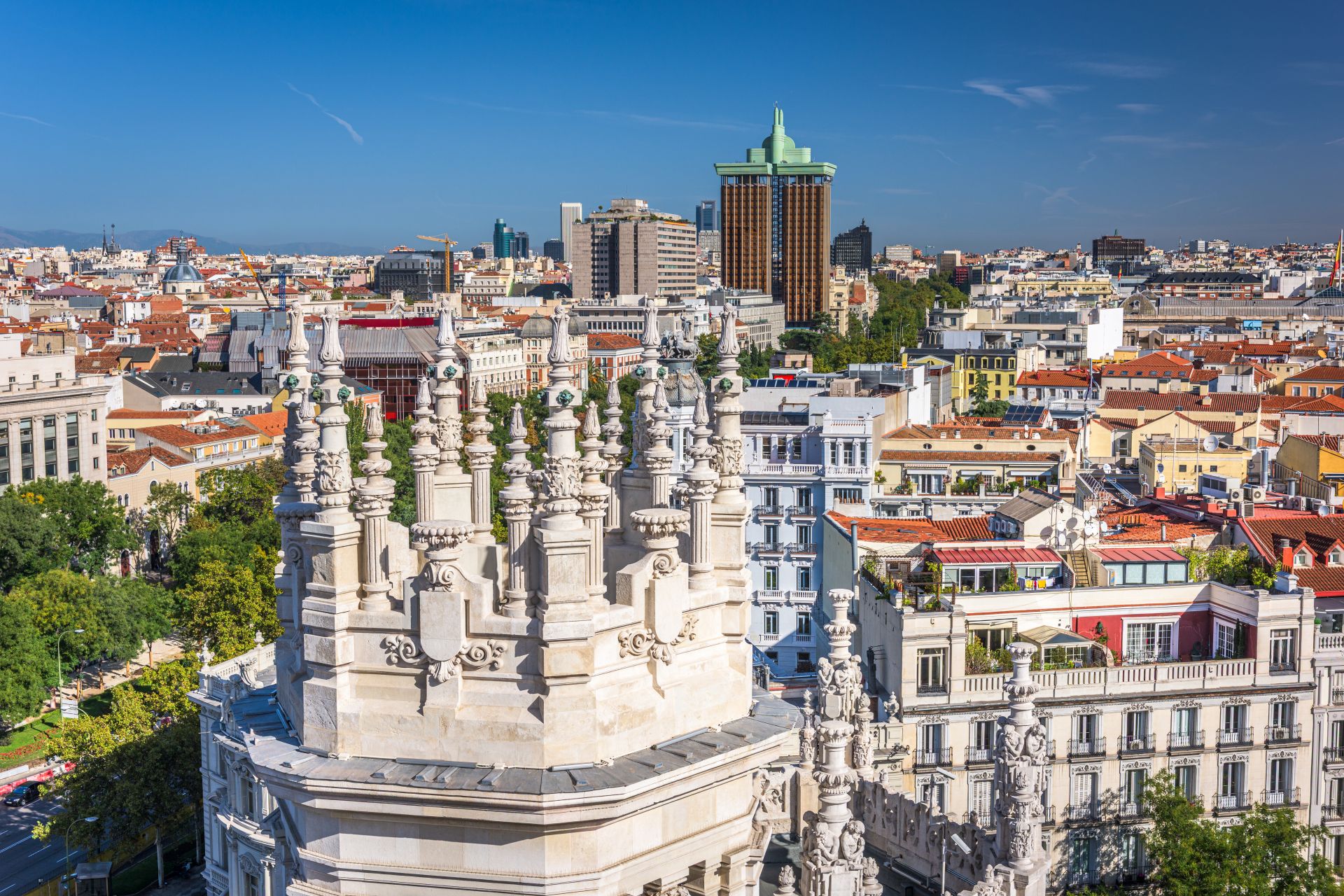 Madrid, Spain cityscape