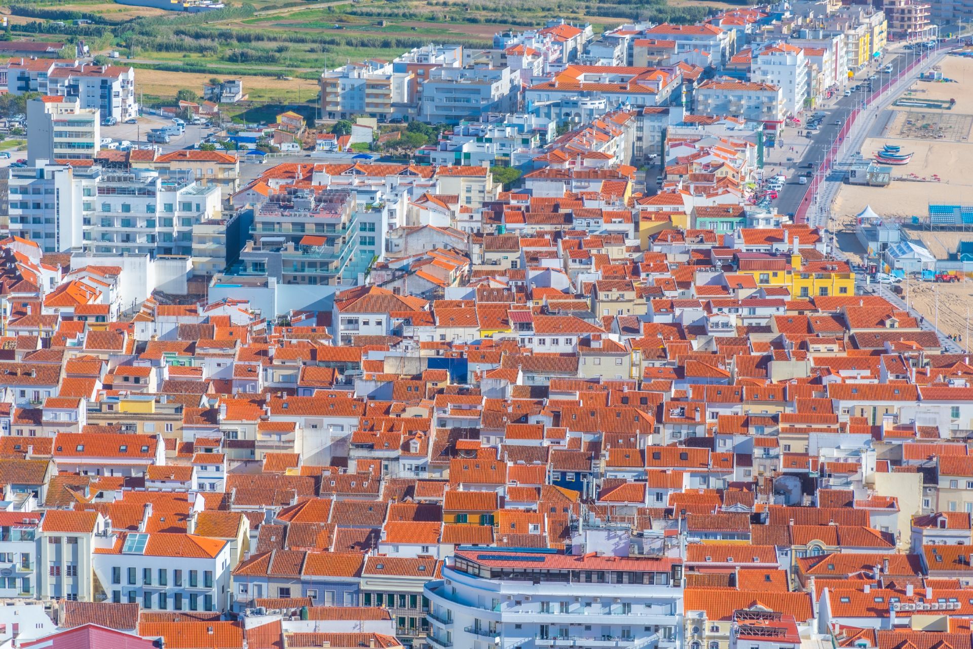 Nazare rooftops PORTUGAL