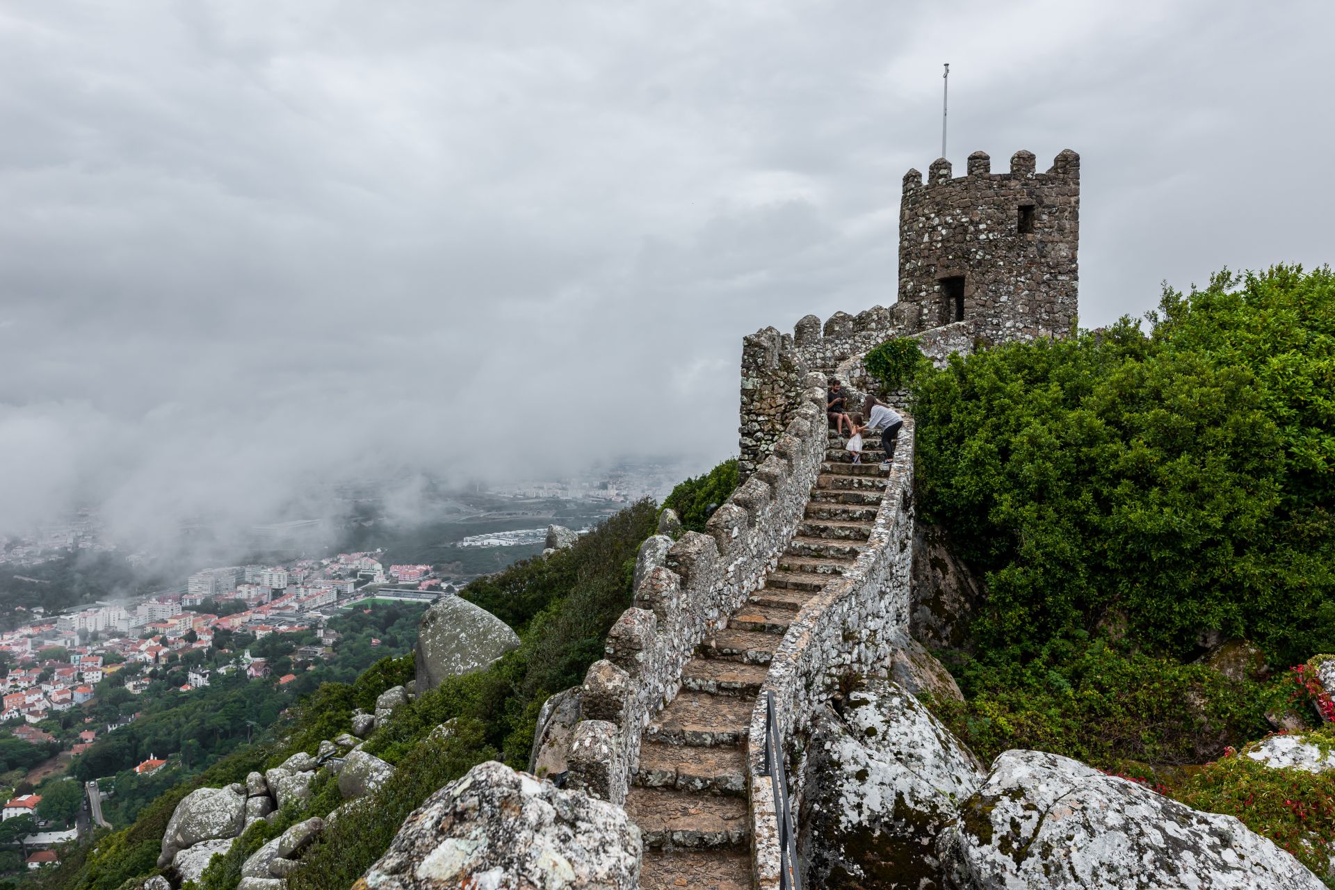 Sintra, historic castle of the moors PORTUGAL