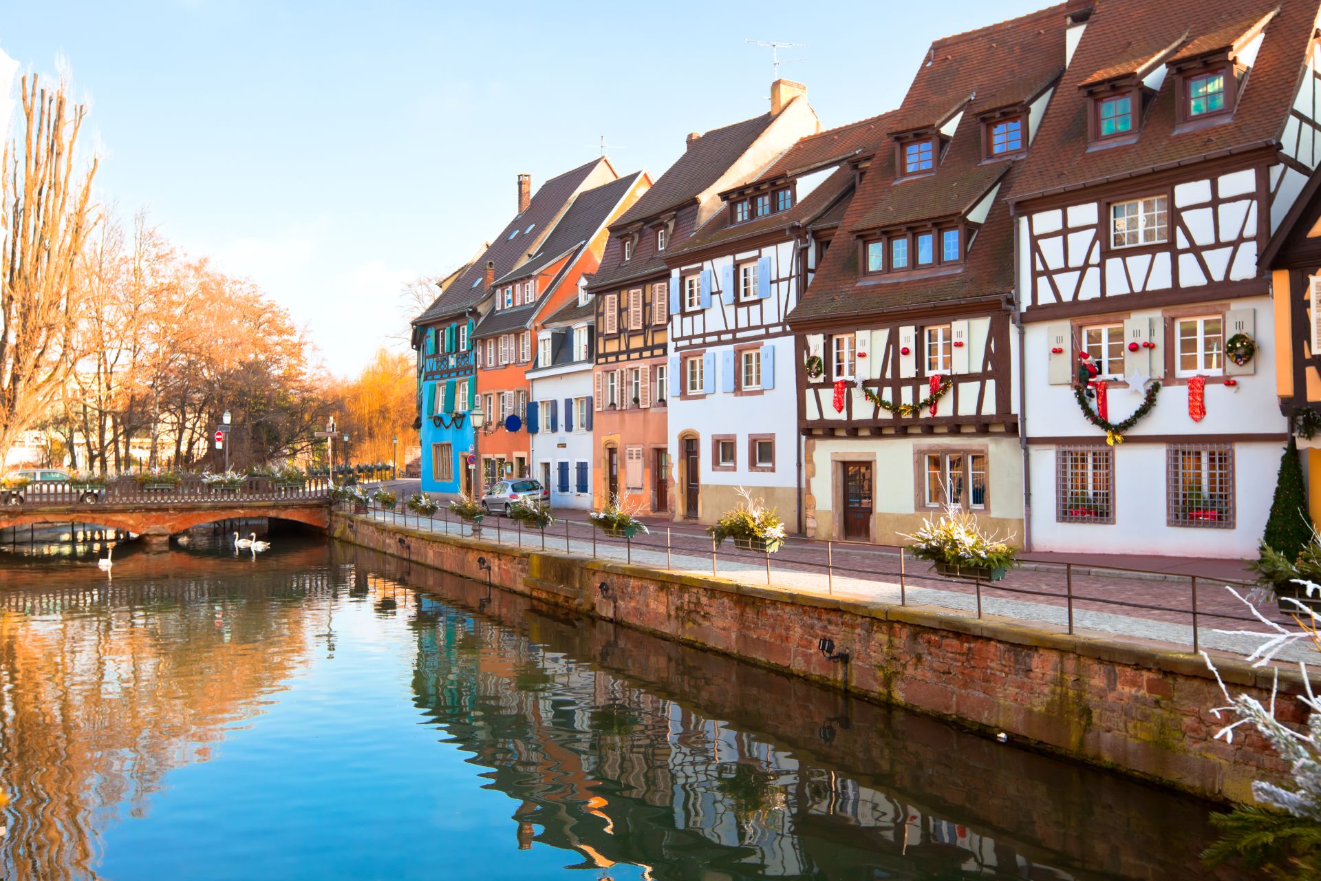 Medieval houses in Colmar, France