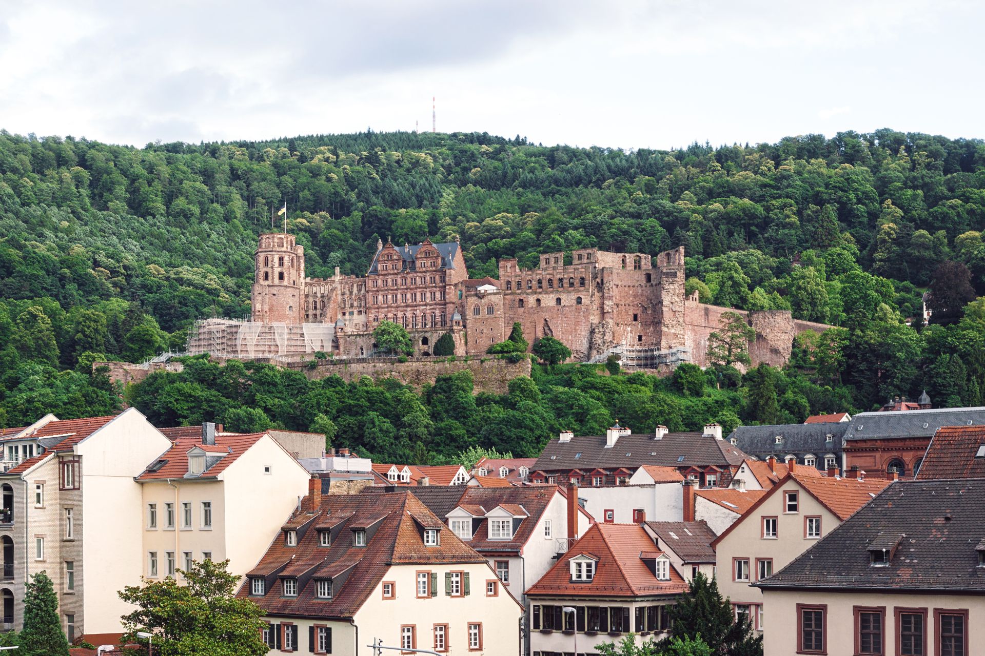 Renaissance Heidelberg castle in Germany